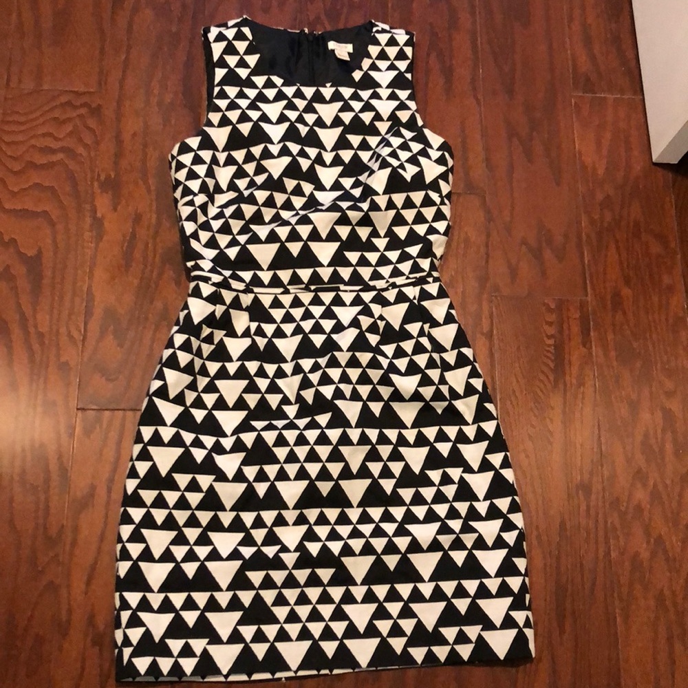 Black and white J.Crew dress, size 0